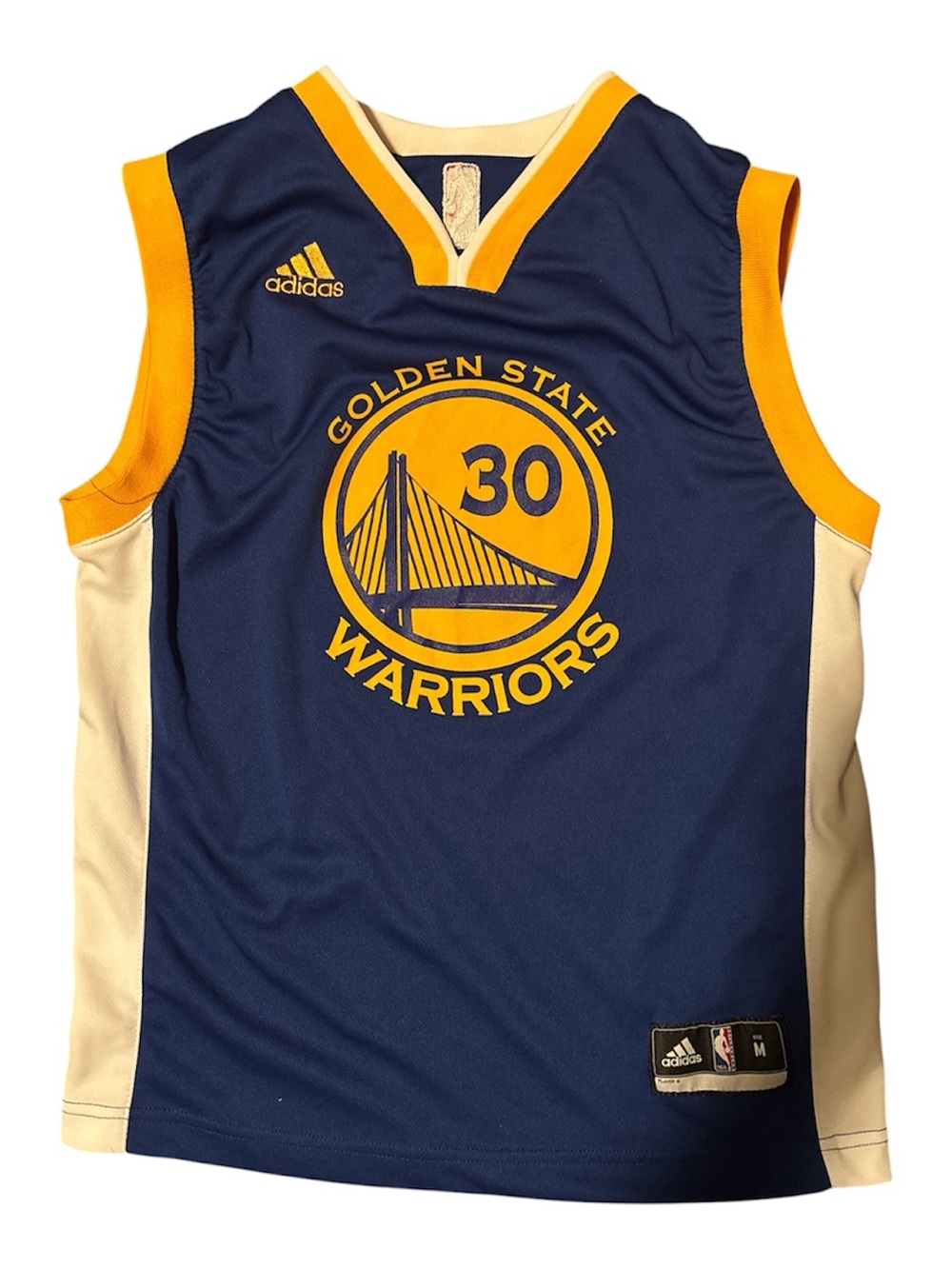 NBA Golden State Warriors Curry Youth Jersey Size: Medium.